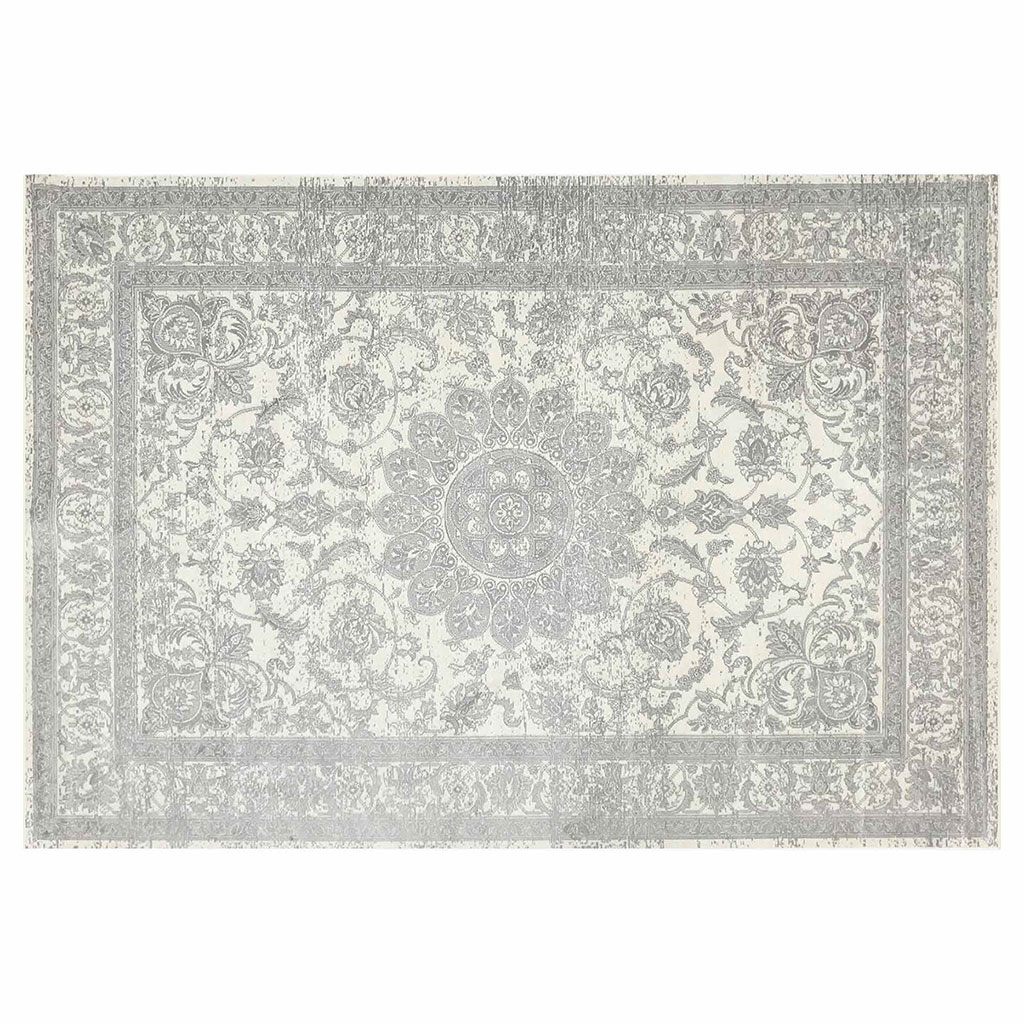 Tapis rectangulaire viscose PERSAN gris 68x110cm