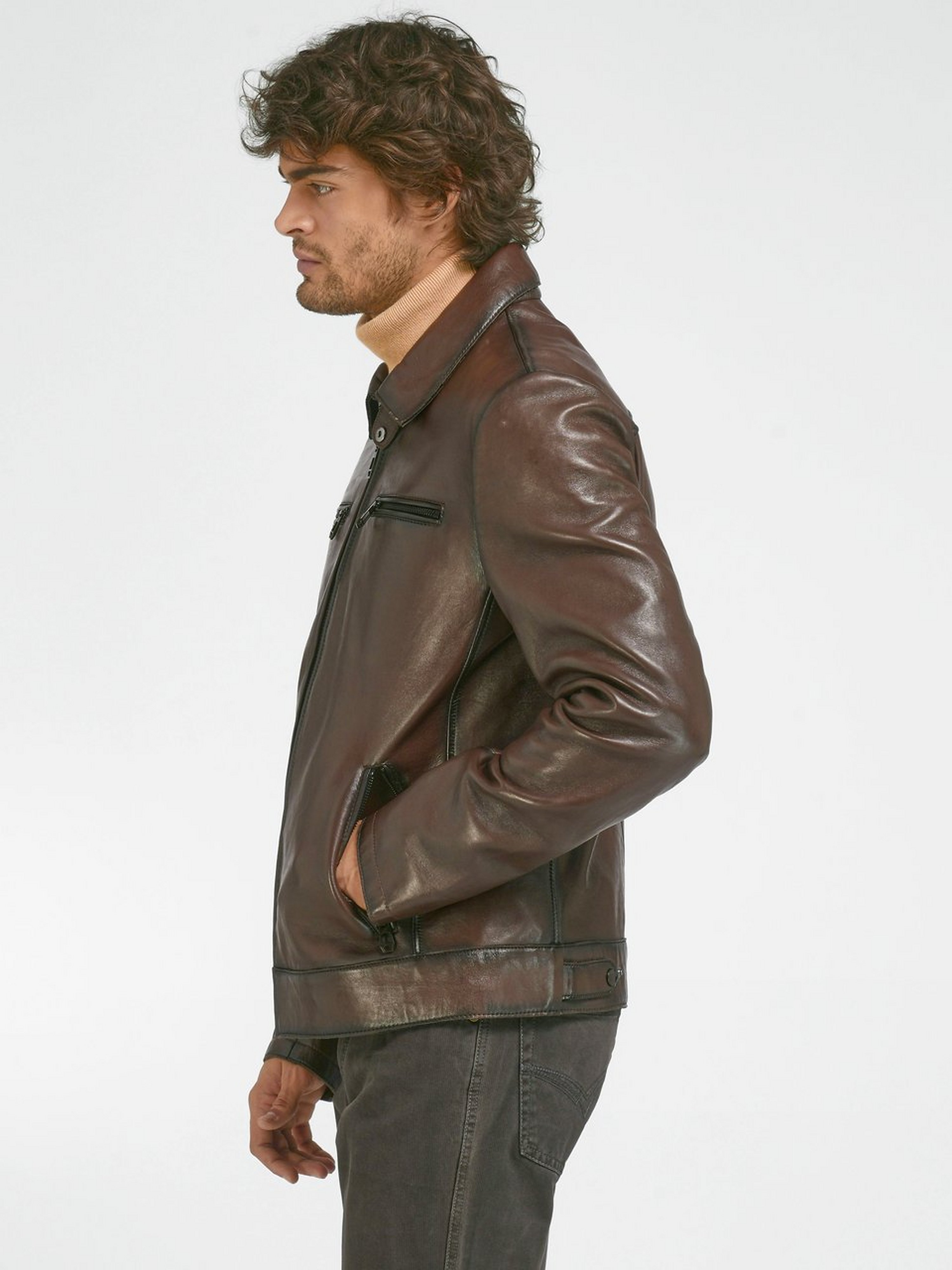 Lederjacke
