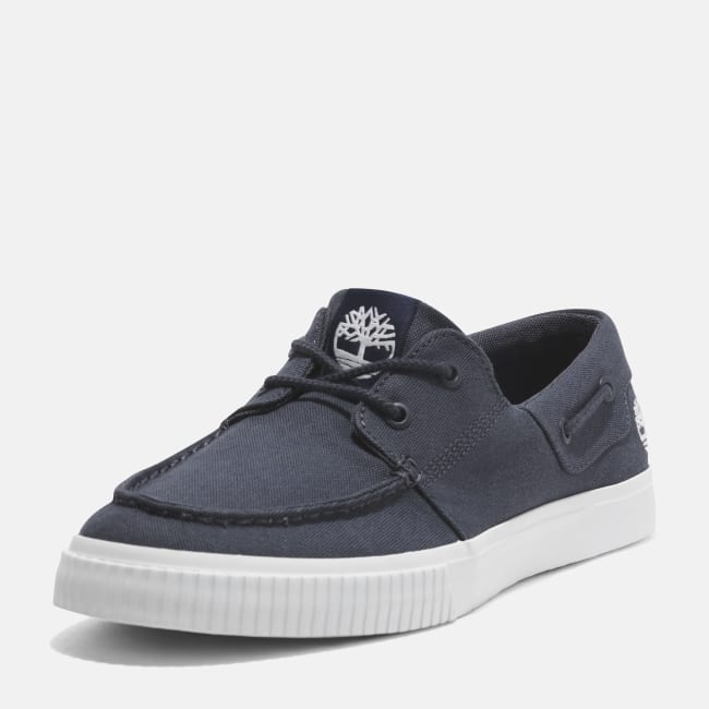 Sneaker Bassa Stringata da Uomo in blu marino