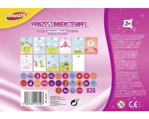 Prinsessenstempel Creatieve Set, 26 stuks