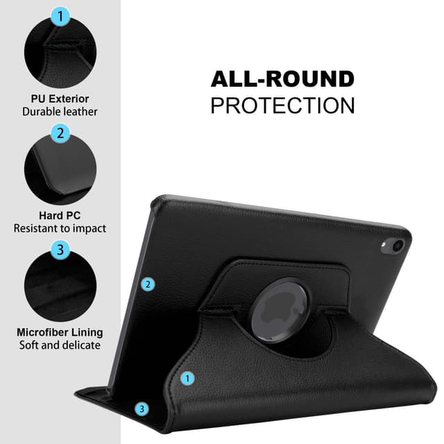 Etui iPad MINI 6 (8.3 tomme) Case Cover (Sort)