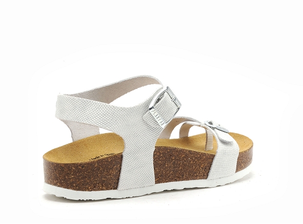 Plakton nu pieds plats femme cp zomba 341016 blanc
