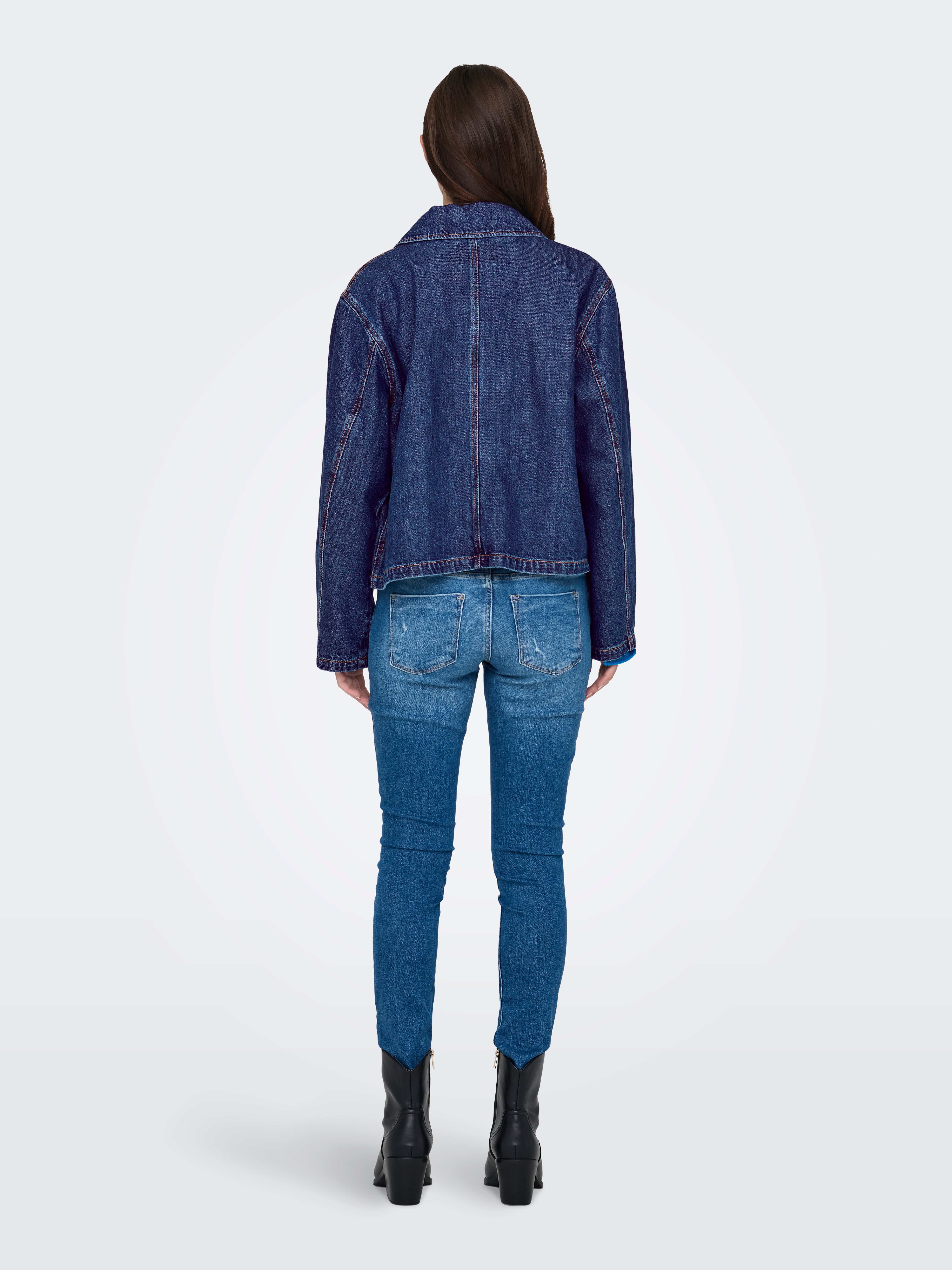 ONLLERIN Jeansjacke Dark Blue Denim