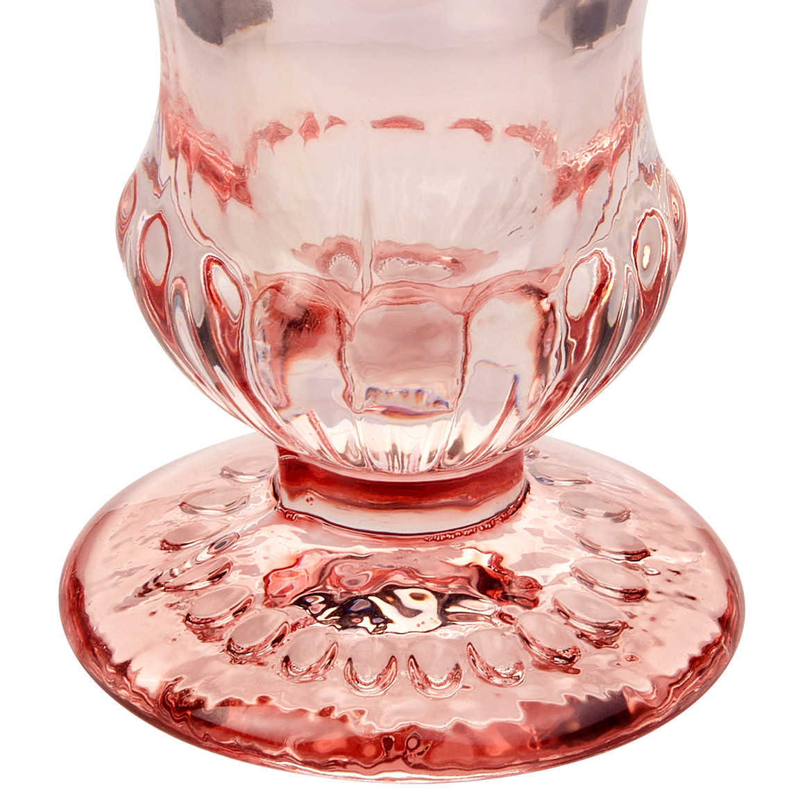 My Home Kerzenhalter im Relief-Design rosa
