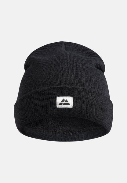 HUE MED FLEECE AF GENANVENDTE MATERIALER