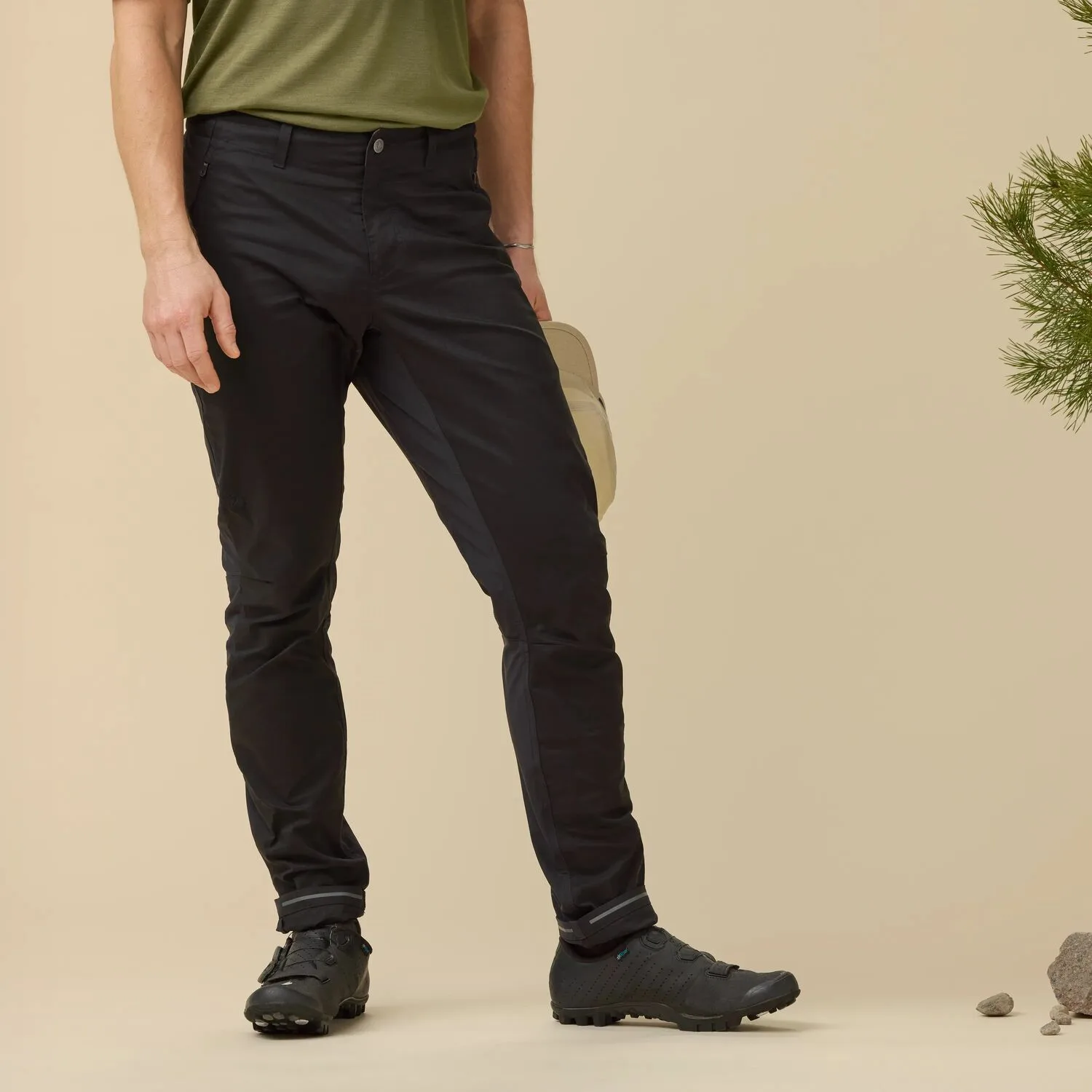 Fjällräven Hoja Hybrid Trousers M Black