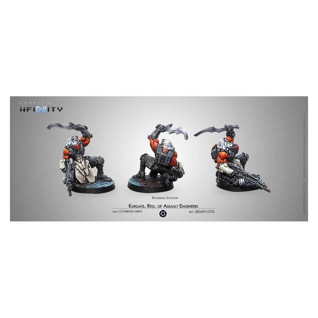 Infinity - Kurgats, Reg. of Assault Engineers (Boarding Shotgun)
