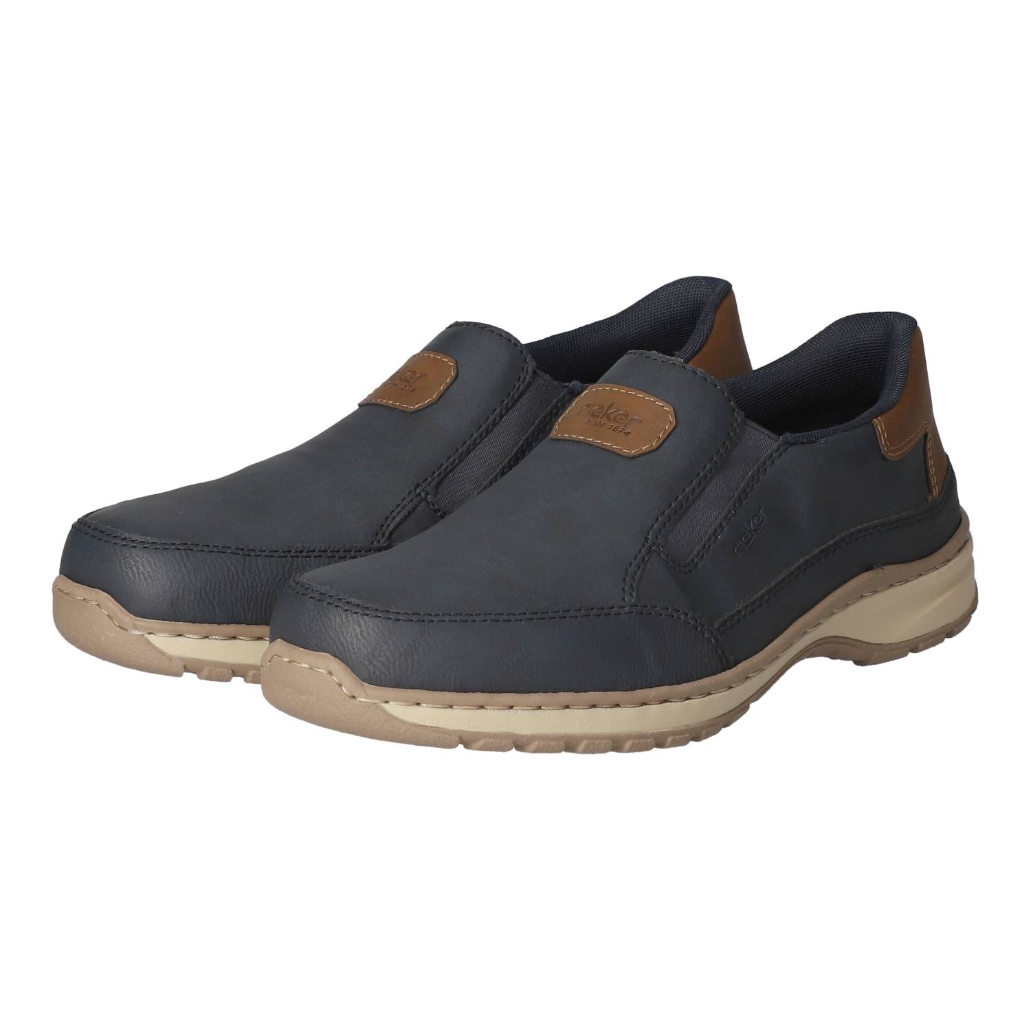 Rieker Slipper - blue kombi