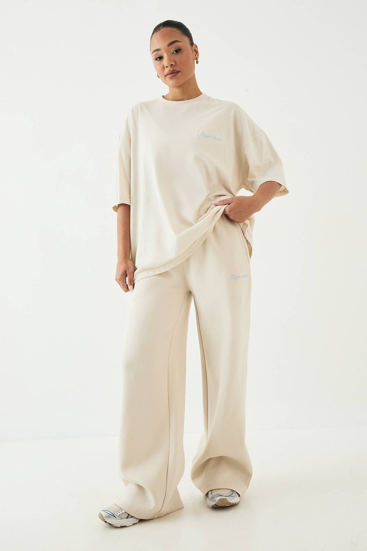 T-shirt Oversize Brodé Script Dsgn Studio