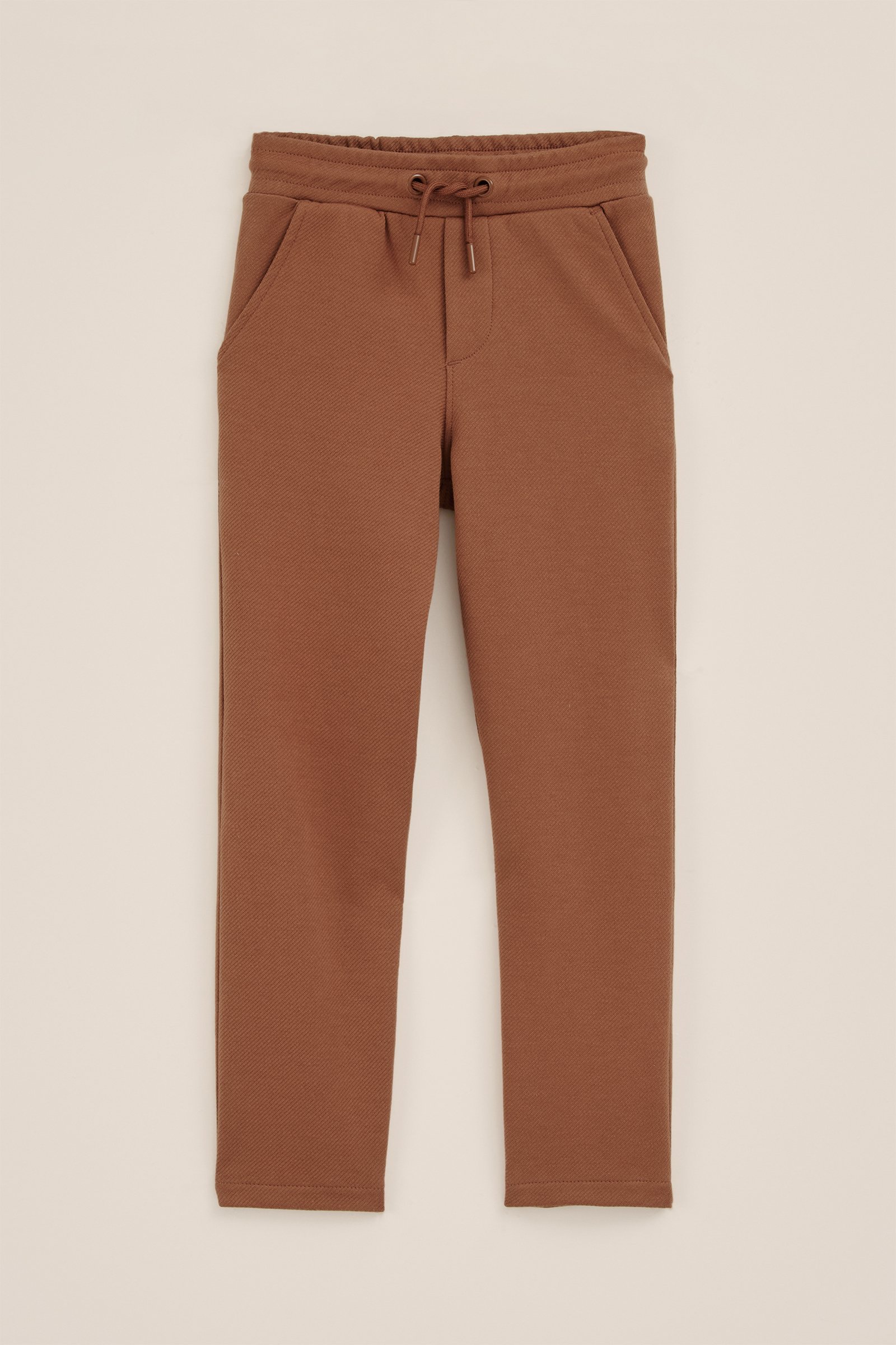 Jongens pantalon met structuur Blue Ridge Kaneelbruin
