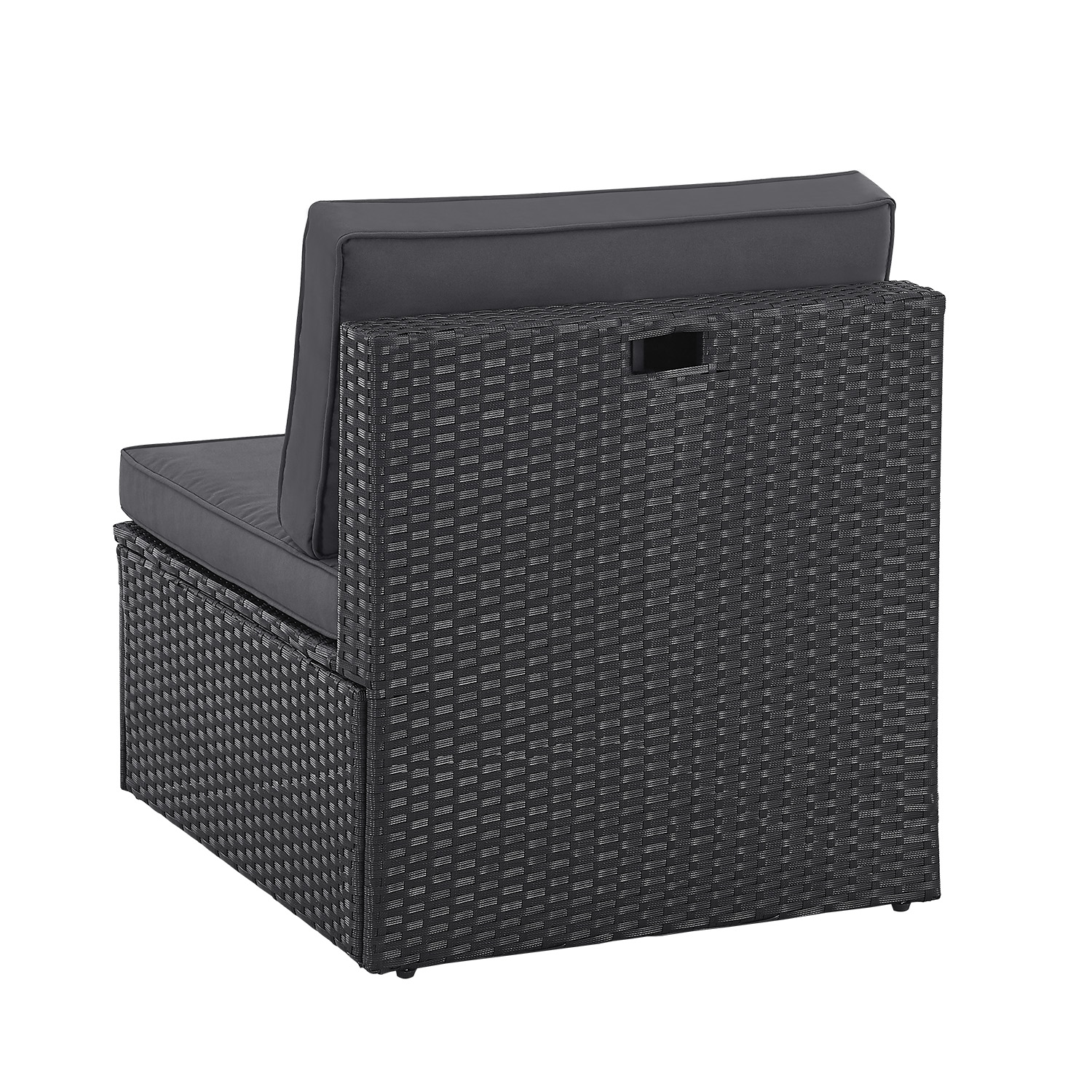 Juskys Salou polyrotan loungeset - Black