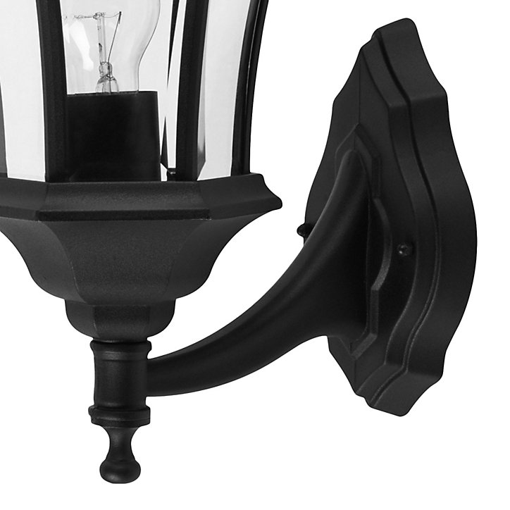 Applique murale Richelieu E27 60W IP44 GoodHome noir