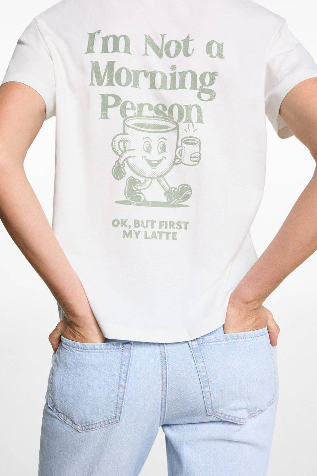 MANGO TEEN t-shirt wit