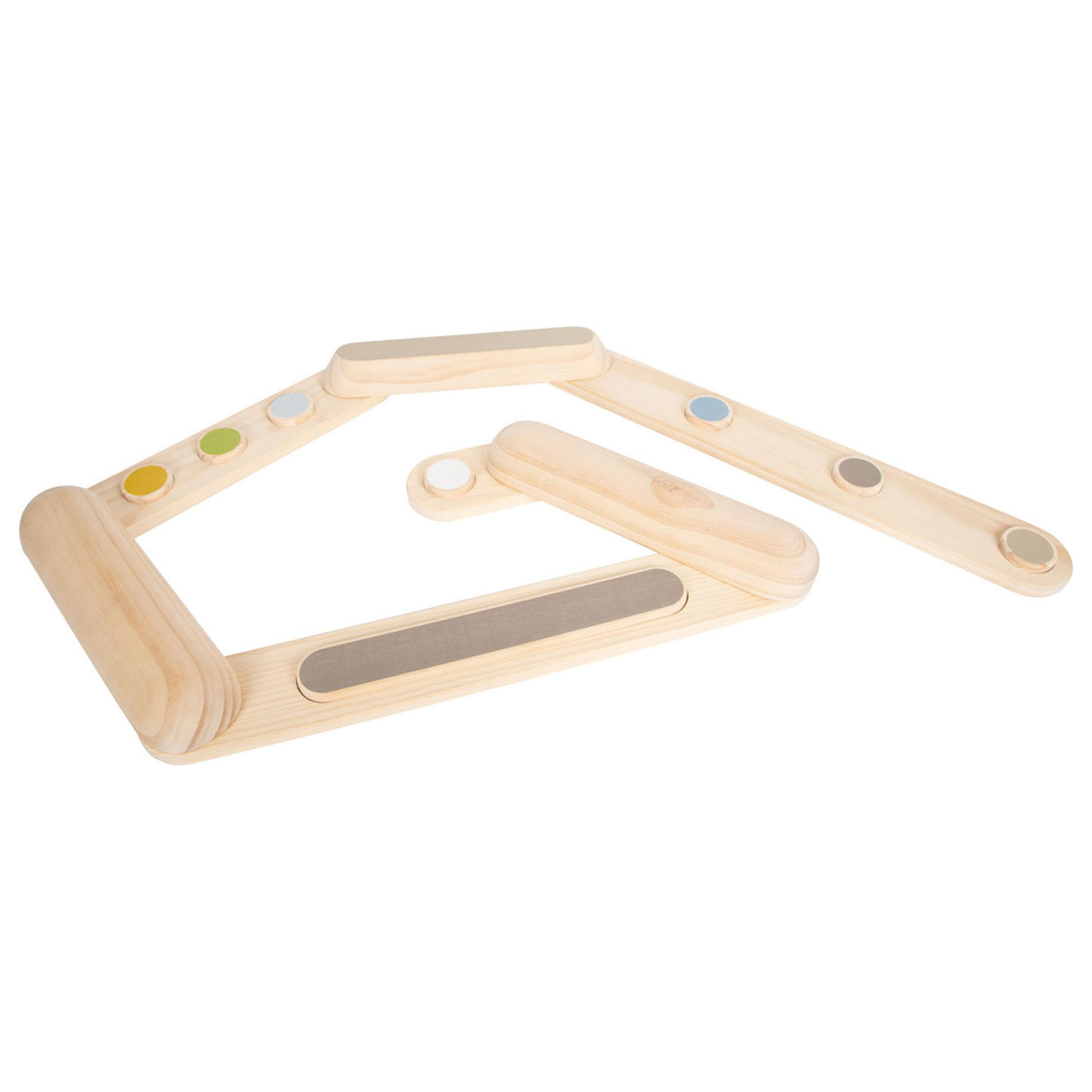 Small Foot-Houten Balans Balk Avontuur, 7dlg.