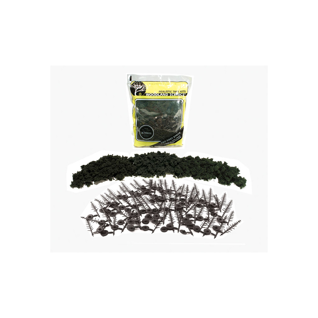 Woodland Scenics - Conifer Green : 10-15 cm