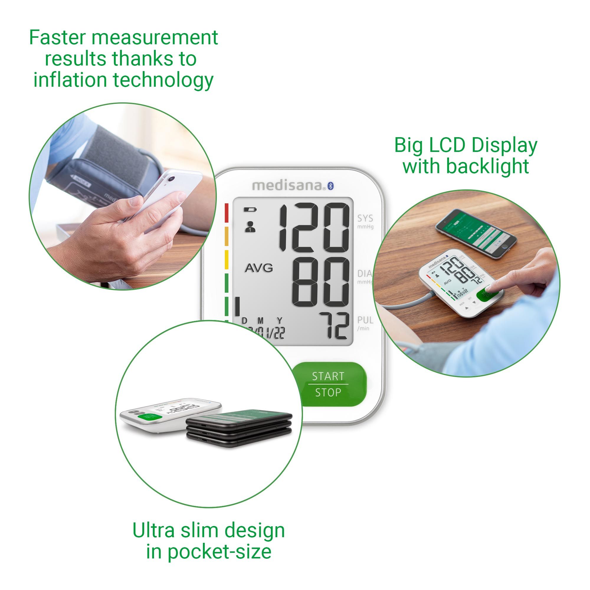 medisana BU 570 connect Oberarm-Blutdruckmessgerät