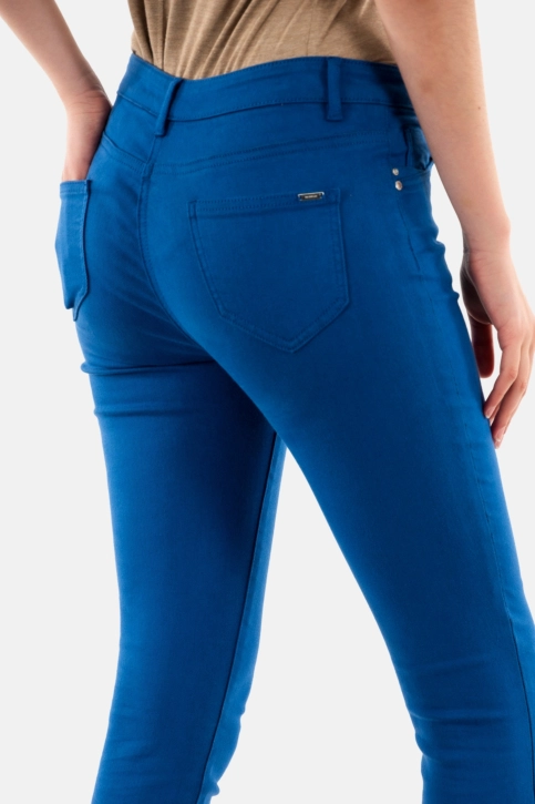 Pantalons morgan petra bleu electrique
