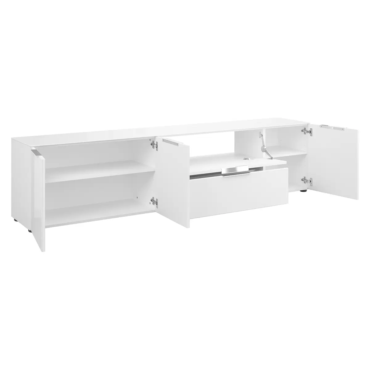 Lowboard 2T1K1S Style weiss