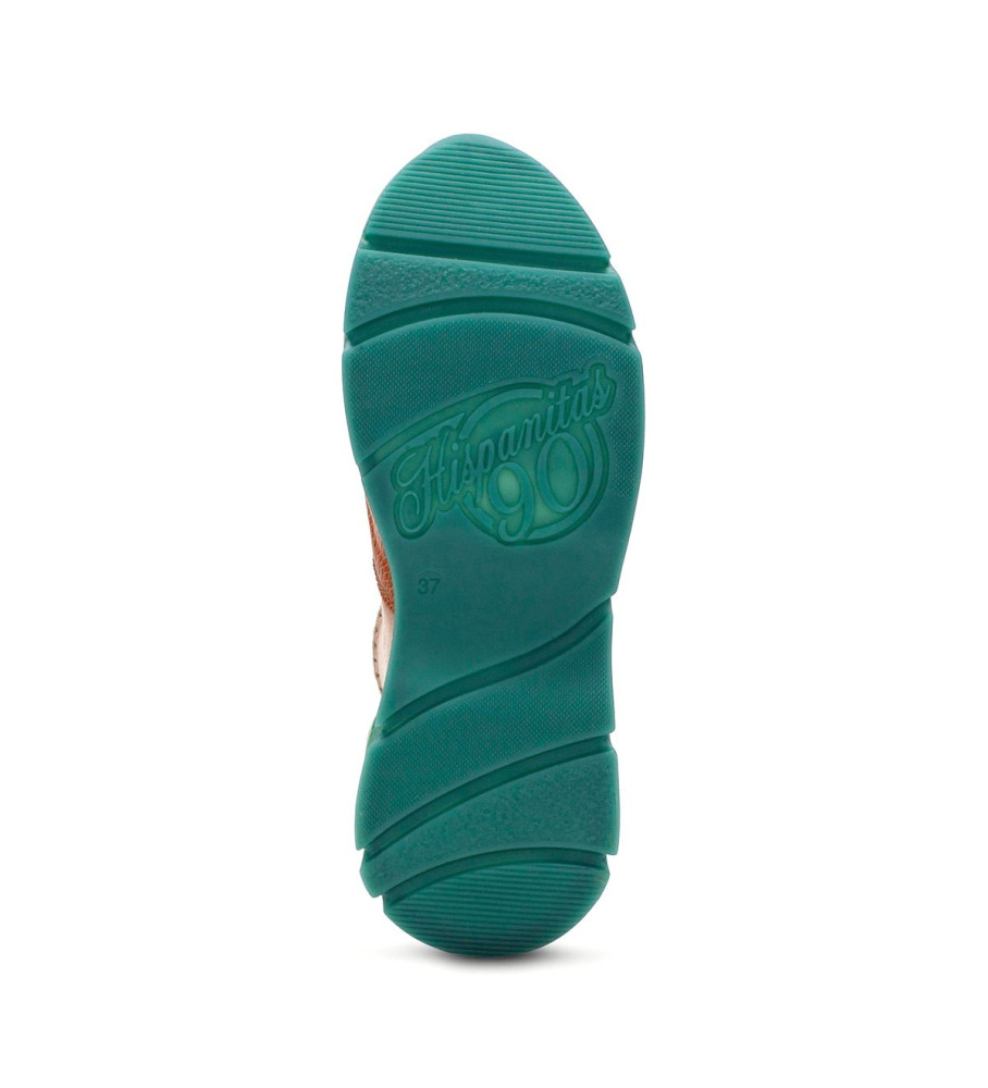 Botas de cano curto Hispanitas em couro marrom Andes