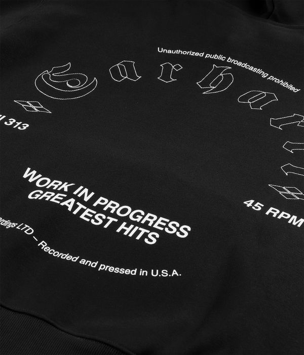 Carhartt WIP Greatest Hits Hoodie (black white)