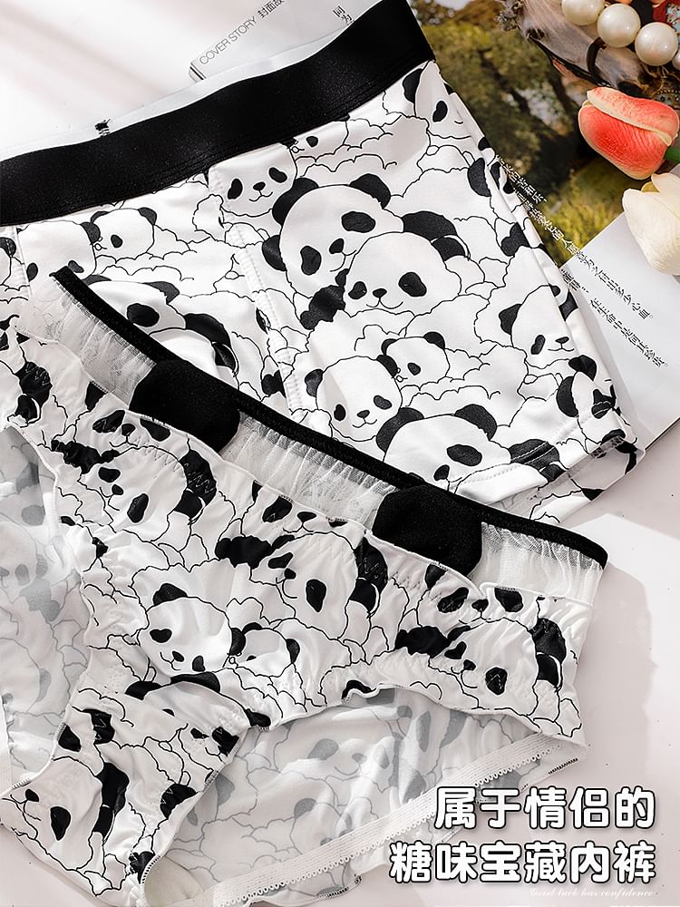 Pancherry - Koppelset: Cartoon Print Panty + Boxershort