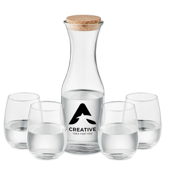 GiftRetail MO6656 - PICCADILLY Set de boisson en verre recyclé