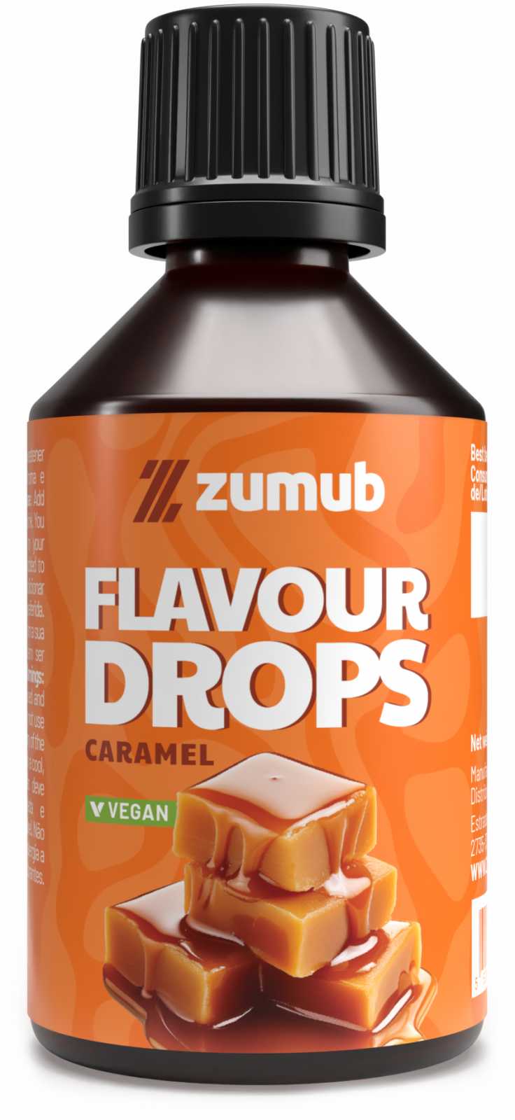 Gotas aromatizantes Zumub sabor caramelo 50ml