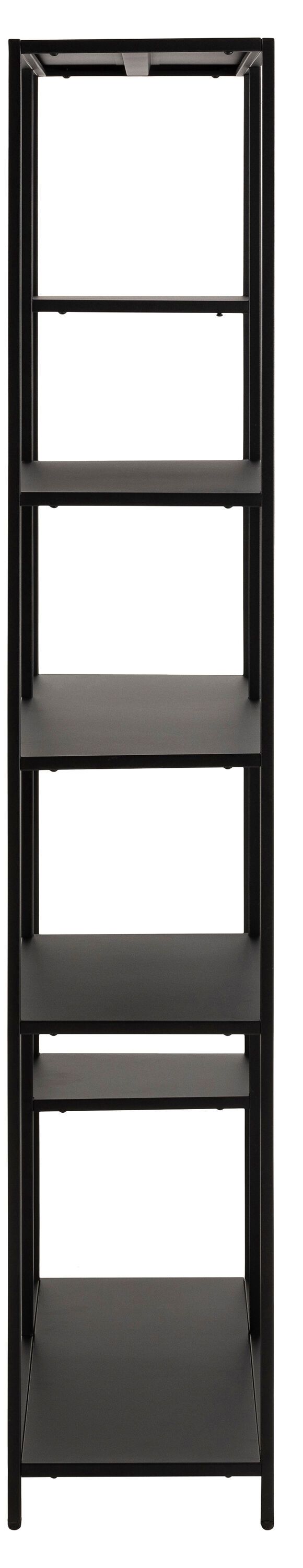 JAXTON Regal - Schwarz / B: 79.5 cm x T: 30.0 cm x H: 165.0 cm
