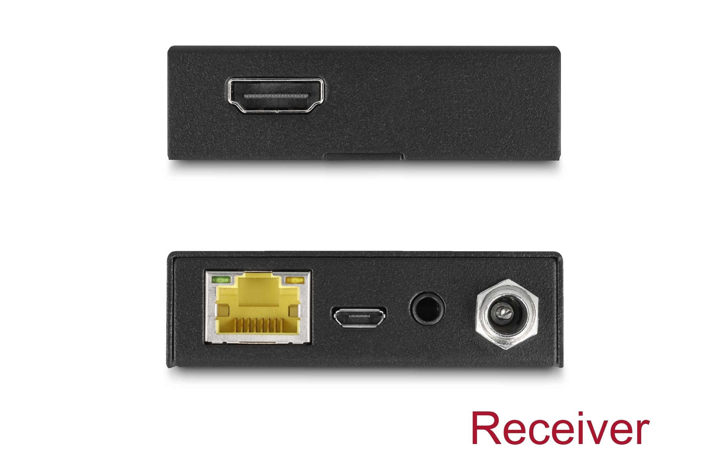 Extender Set über Cat.6 Kabel 4K 60 Hz 50 m<br>Delock HDMI Extender Set über Cat.6 Kabel 4K 60 Hz 50 m