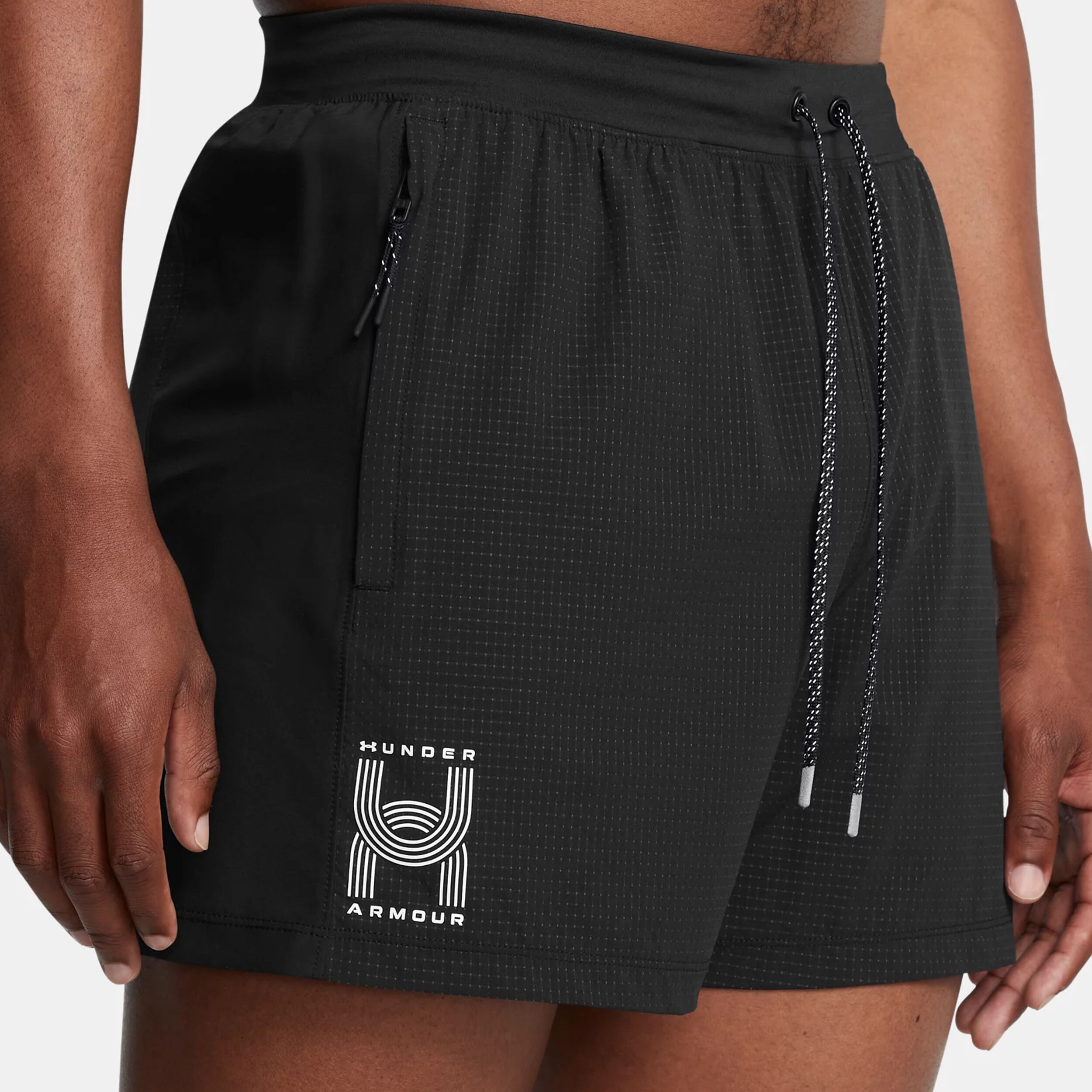 Under Armour Run Anywhere Short De Running Hommes - Noir , Blanc