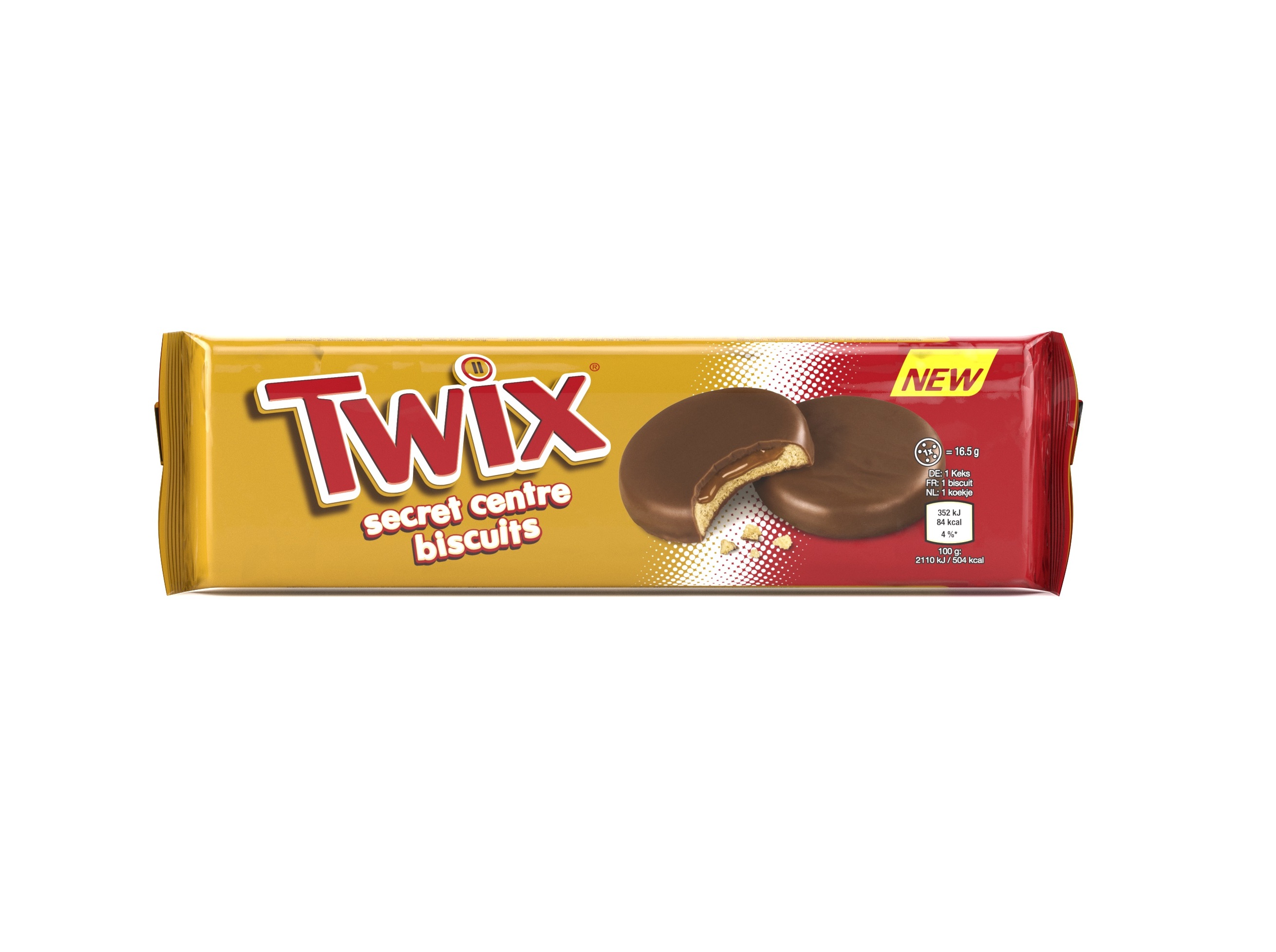 BOLACHA TWIX SECRET CENTRE 132 G