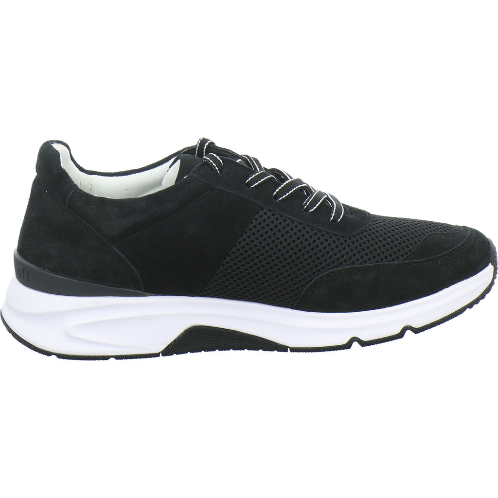 Gabor Comfort Sneaker Damen Rolling Soft Schwarz