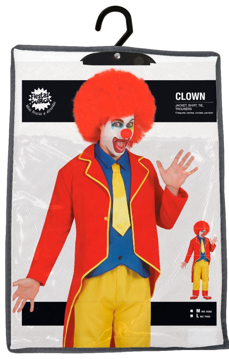 Clown Pak Rood Blauw Geel