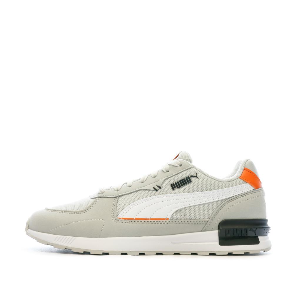Puma Baskets Gris/Orange Garçon Puma Graviton