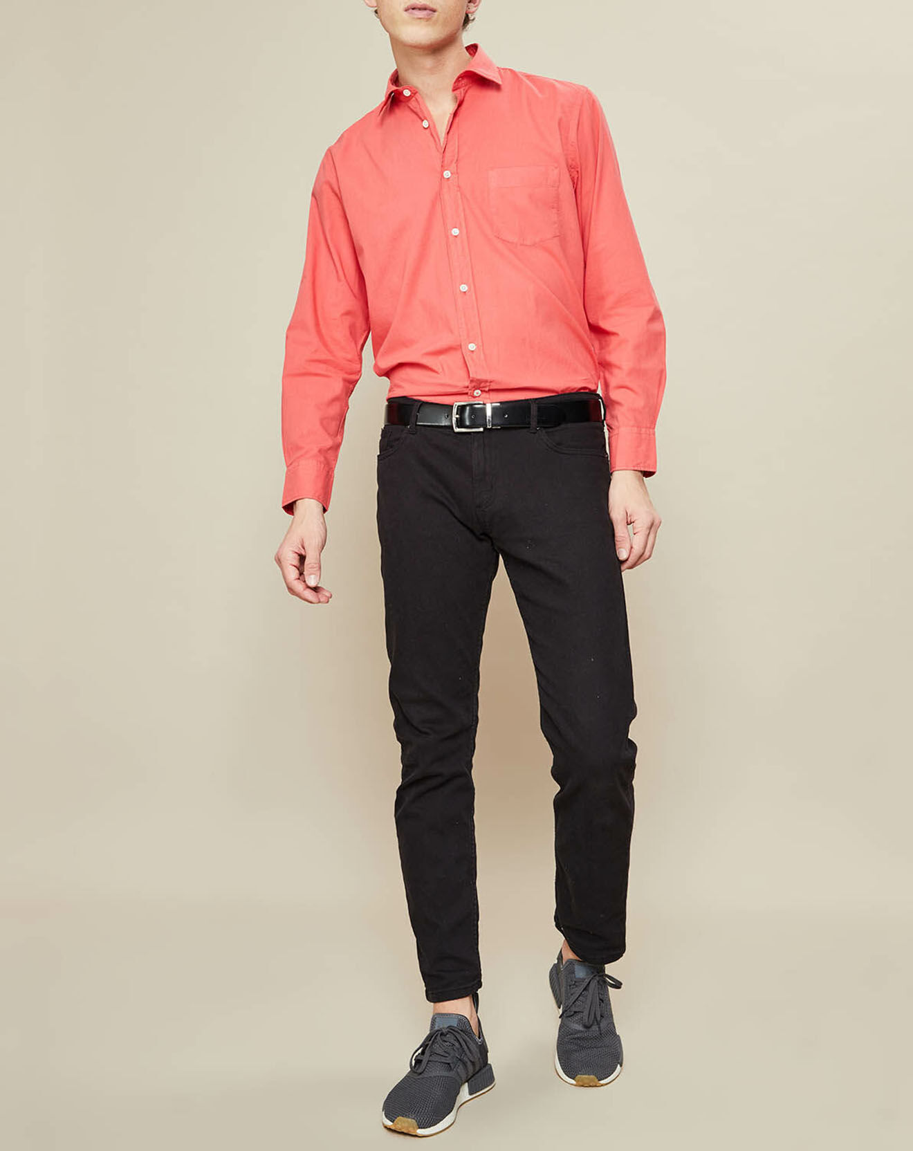 Hartford Chemise regular Paul Pat pavot