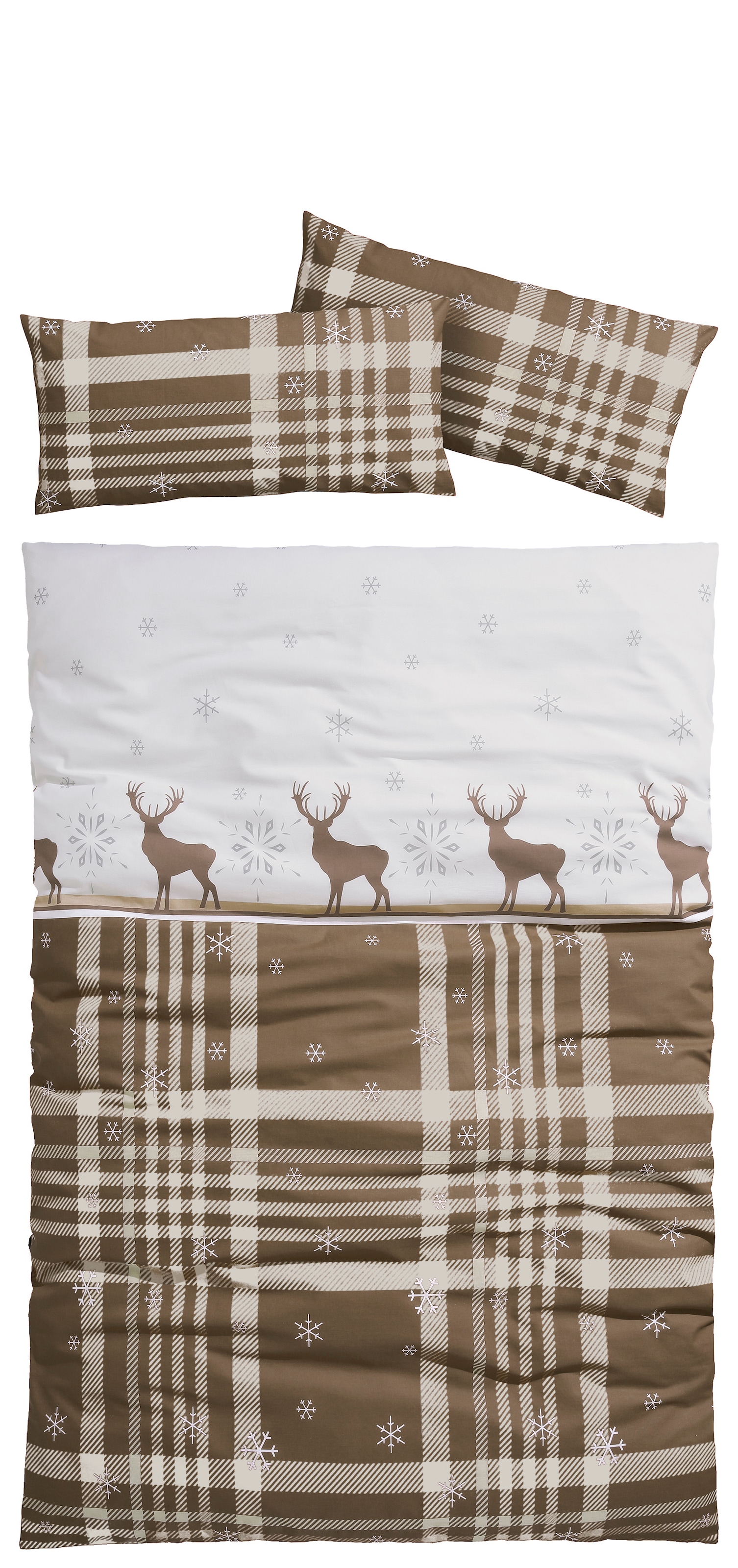 my home Bettwäsche »Wenda« 2 tlg. in Qualitäten PolyCotton (kühlend) + Biber (wärmend, 100% Baumwolle)