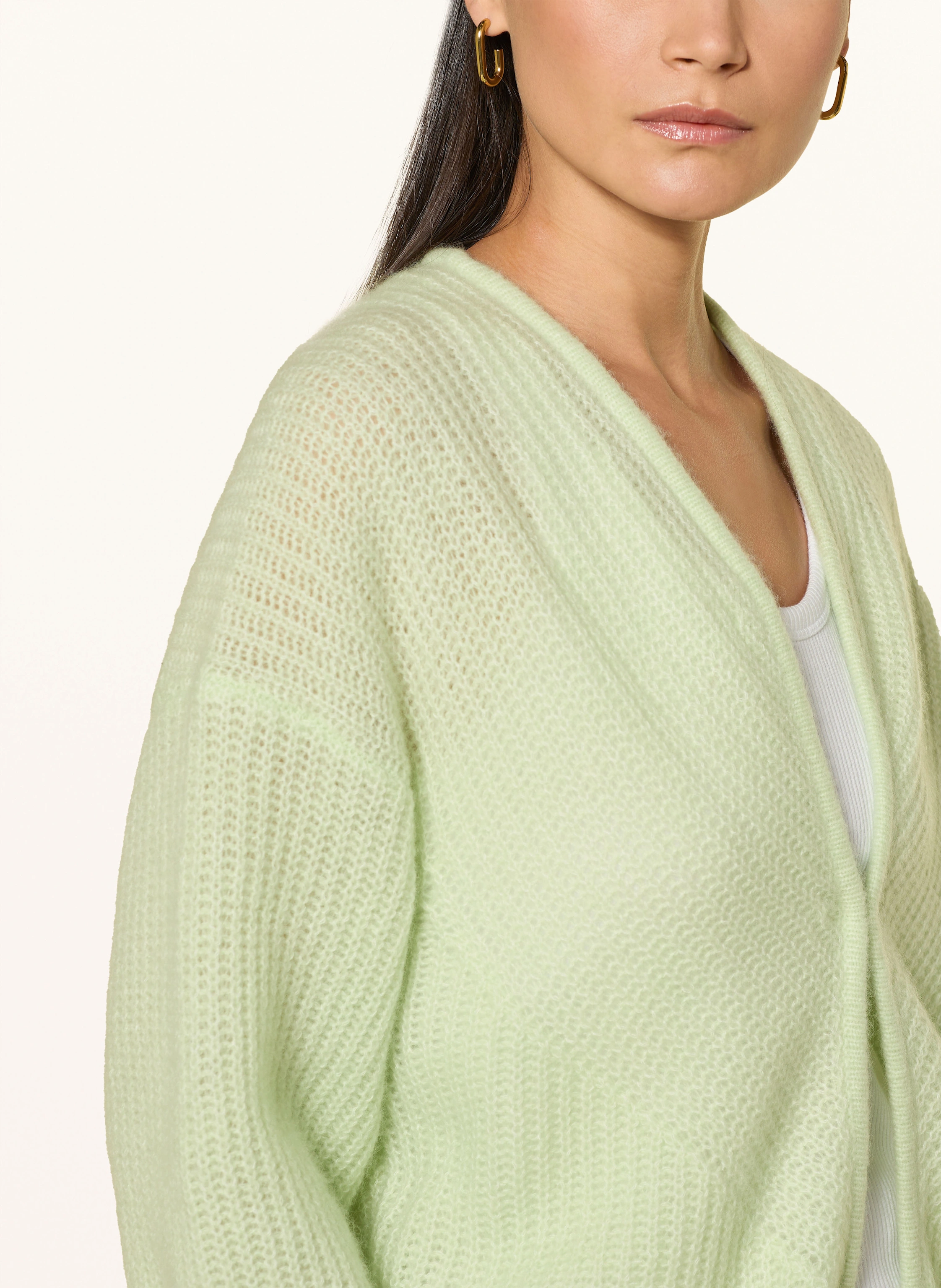 HEMISPHERE Strickjacke mit Cashmere mit 3/4-Arm