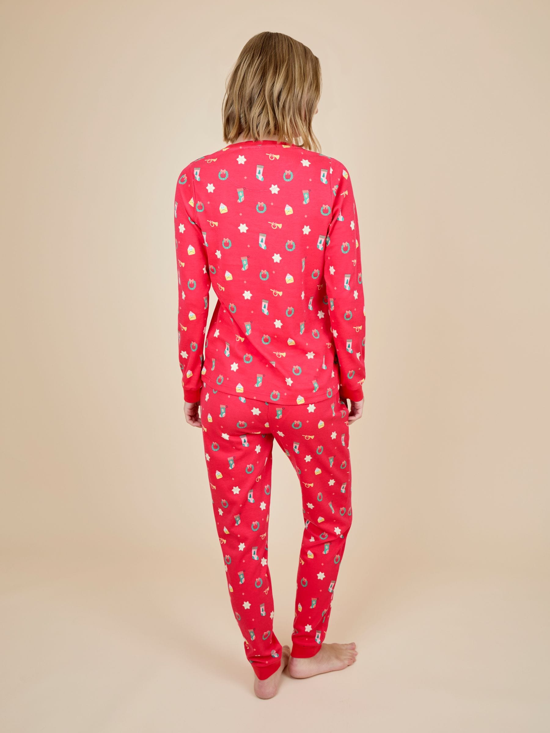 JoJo Maman Bébé Dames Kerstmis Pyjama's Set