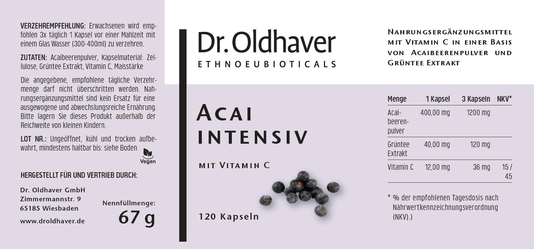Dr. Oldhaver Acai intensiv