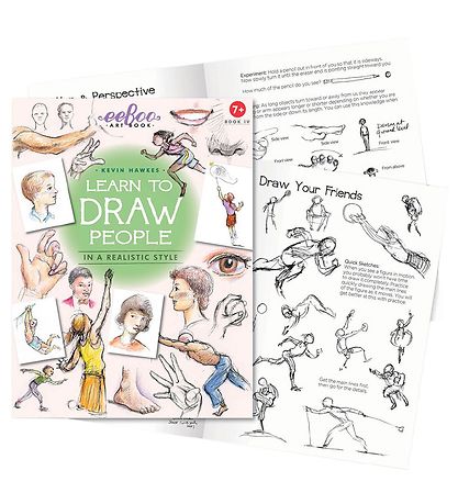 Eeboo Buch - Lhonor To Draw Realistic People - Englisch