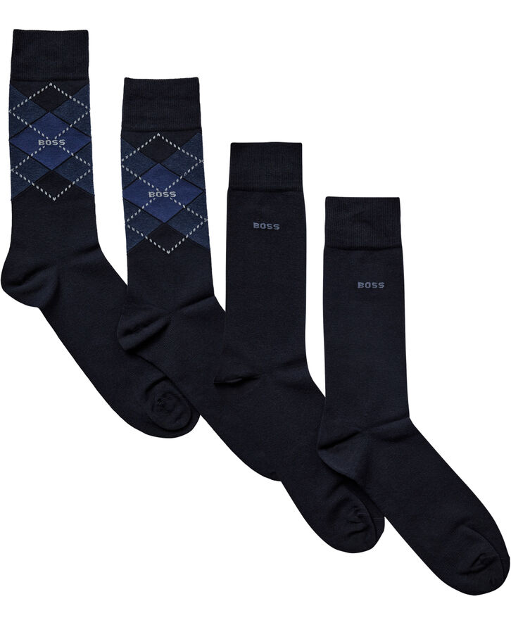 BOSS BOSS Men Business Hosiery Blå