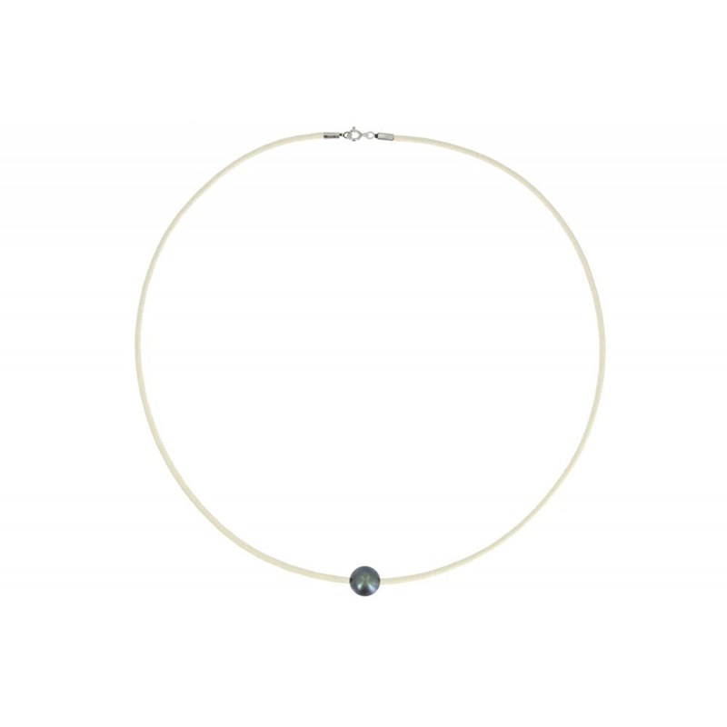 Set Collier et Bracelet Lien La Perle Noire des Poulettes - Classics - Beige clair