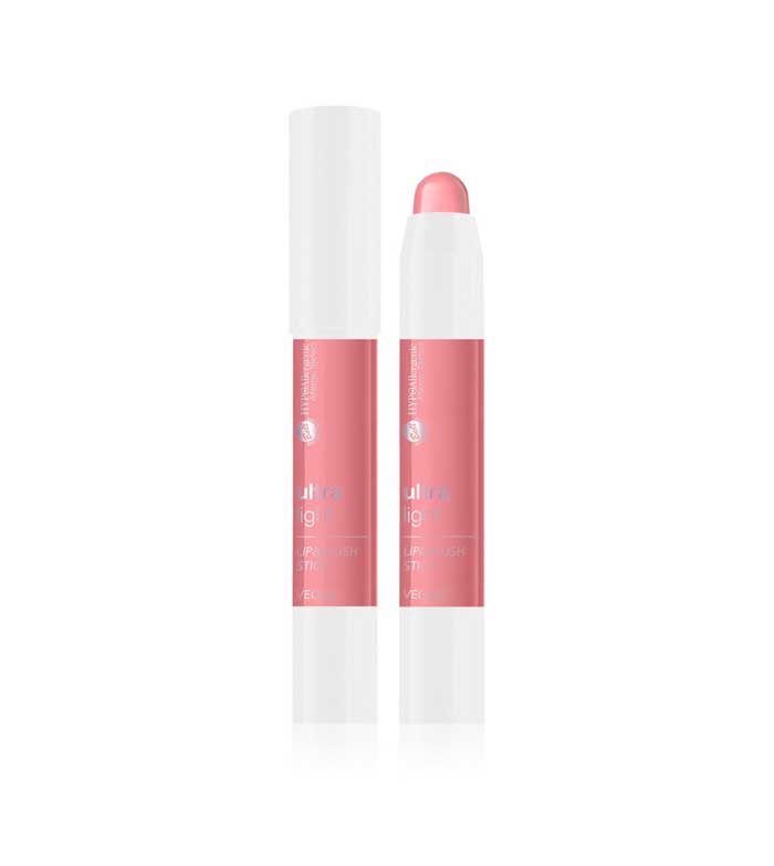 Bell - *Ultra* - Batom e bastão de blush HypoAllergenic Ultra Light - 01: Misty Blossom