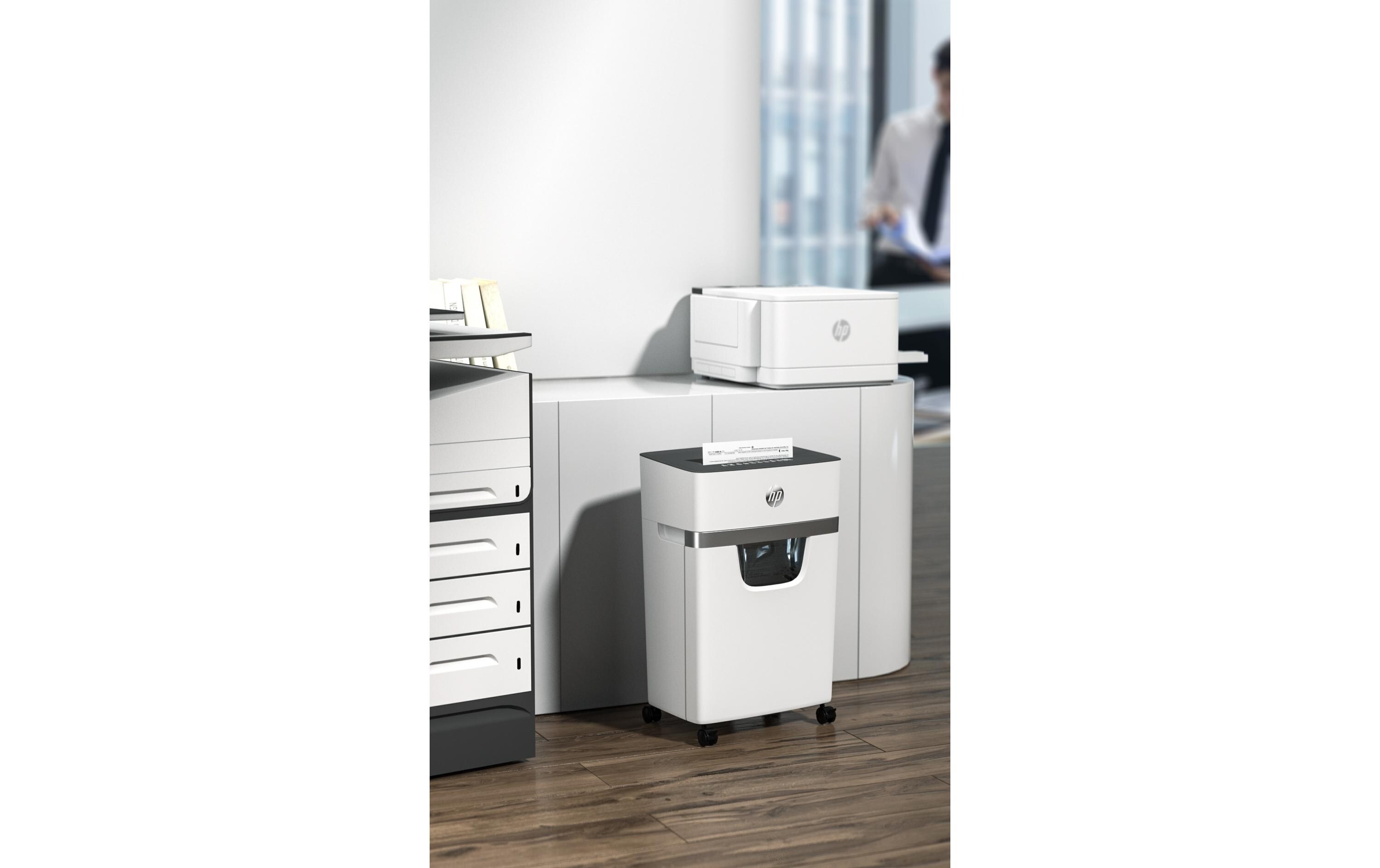 Aktenvernichter OneShred 15CC P-4, 15 Seiten<br>Dokumentenvernichter von HP