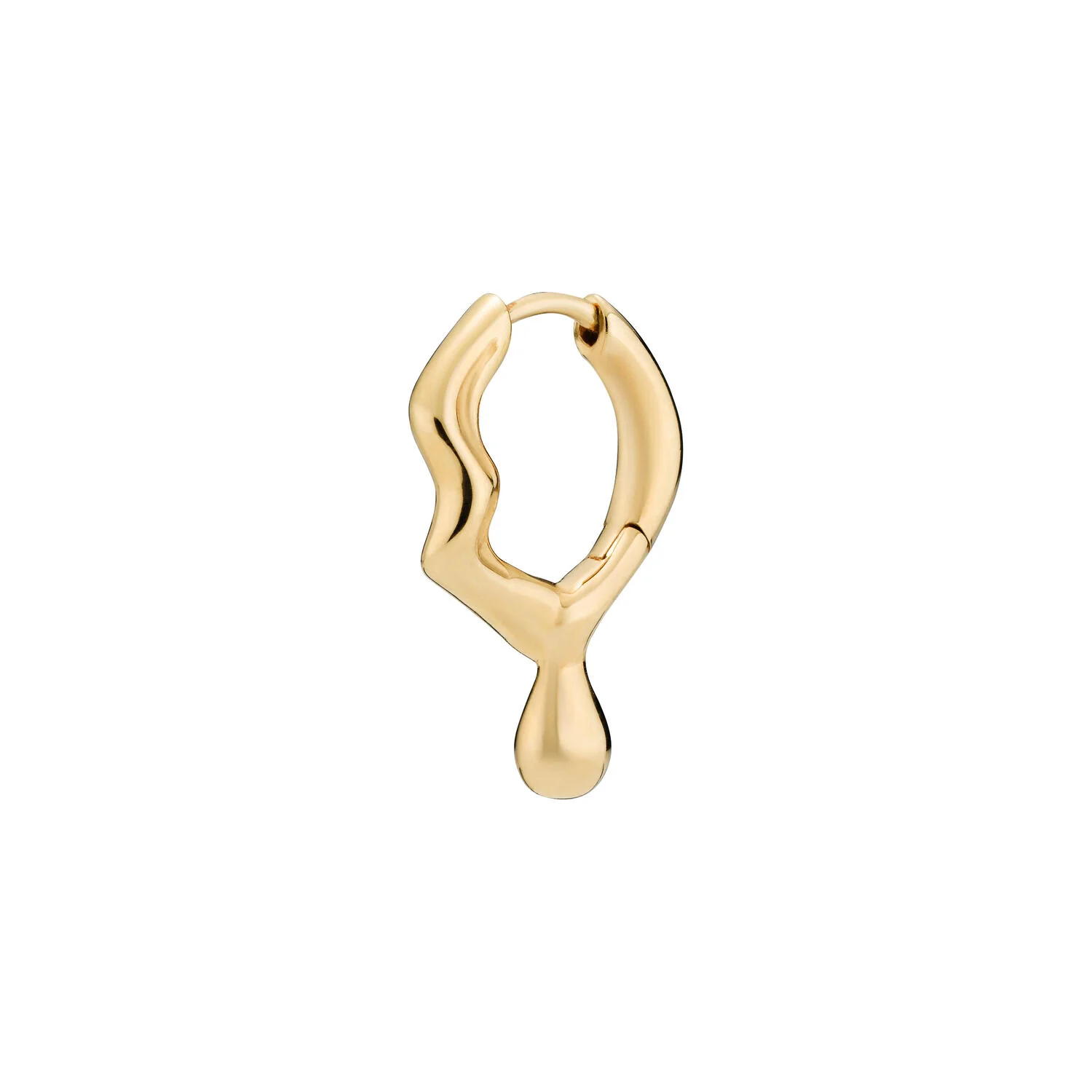 Maria Black  Mira Huggie ørering - forgyldt