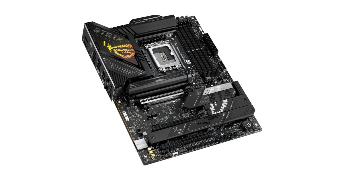 ASUSROG STRIX Z890-H GAMING WIFI socket 1851 moederbord  (Zwart, RAID, 5 Gb-LAN, Wi-Fi, BT, Sound, ATX)