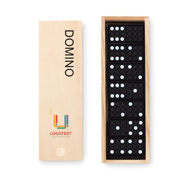 GiftRetail MO9188 - DOMINO Jeu de domino dans une boite