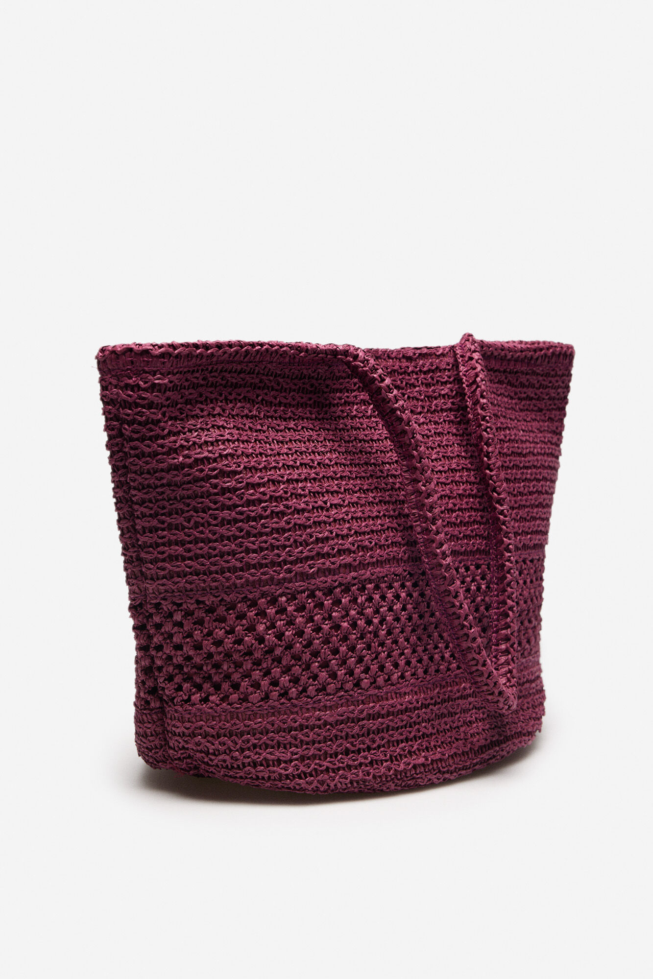 Bolsa tipo capazo playa - Morado