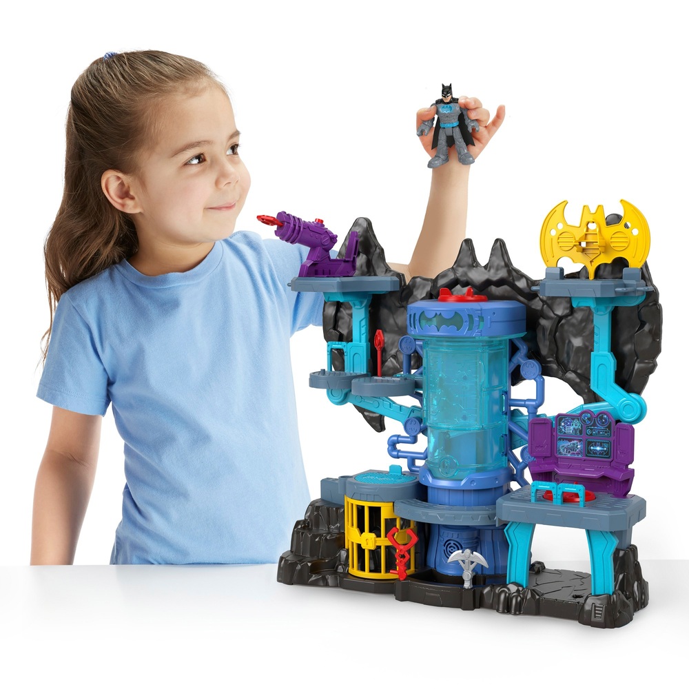 Imaginext DC Super Friends Bat-Tech Batcave und Figur