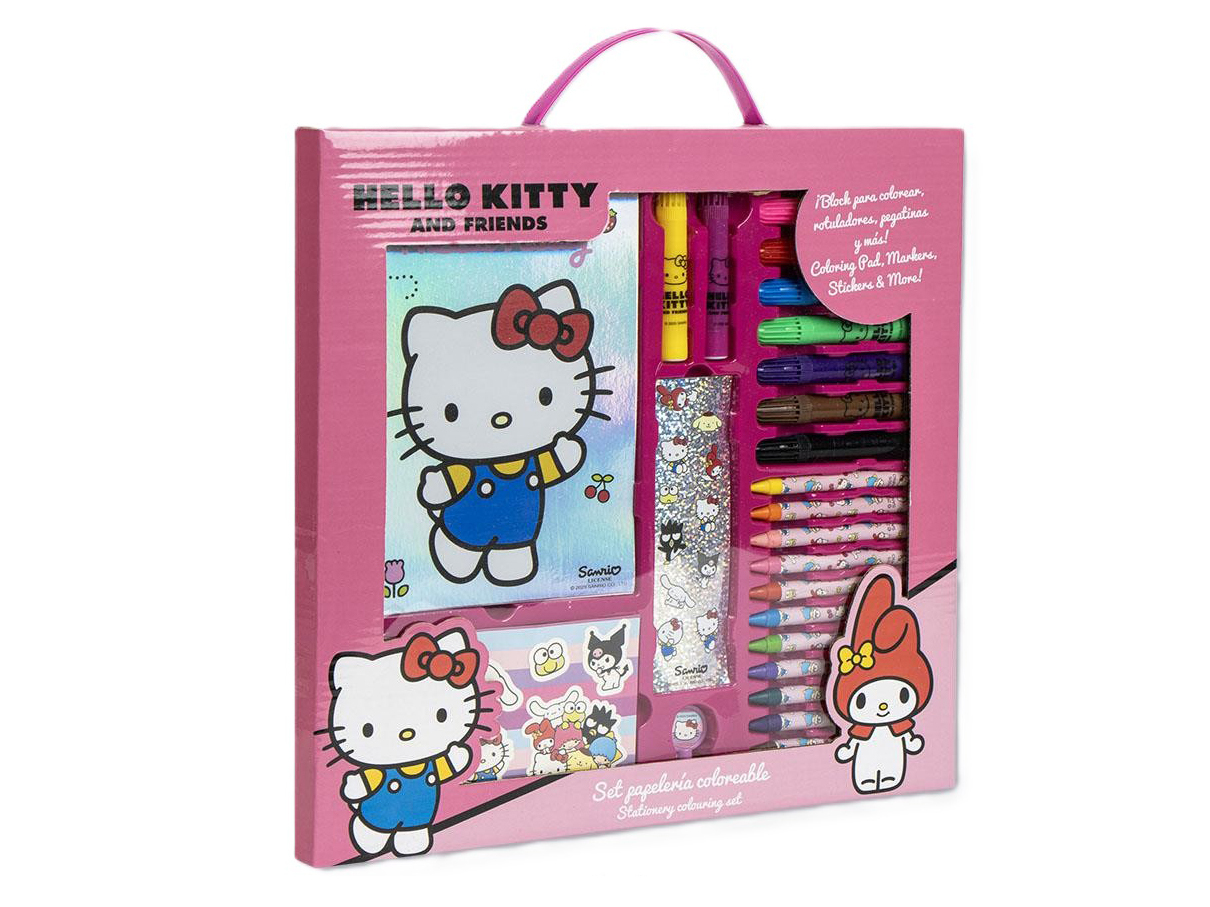 MALA CRIATIVA DO ART HELLO KITTY AND FRIENDS